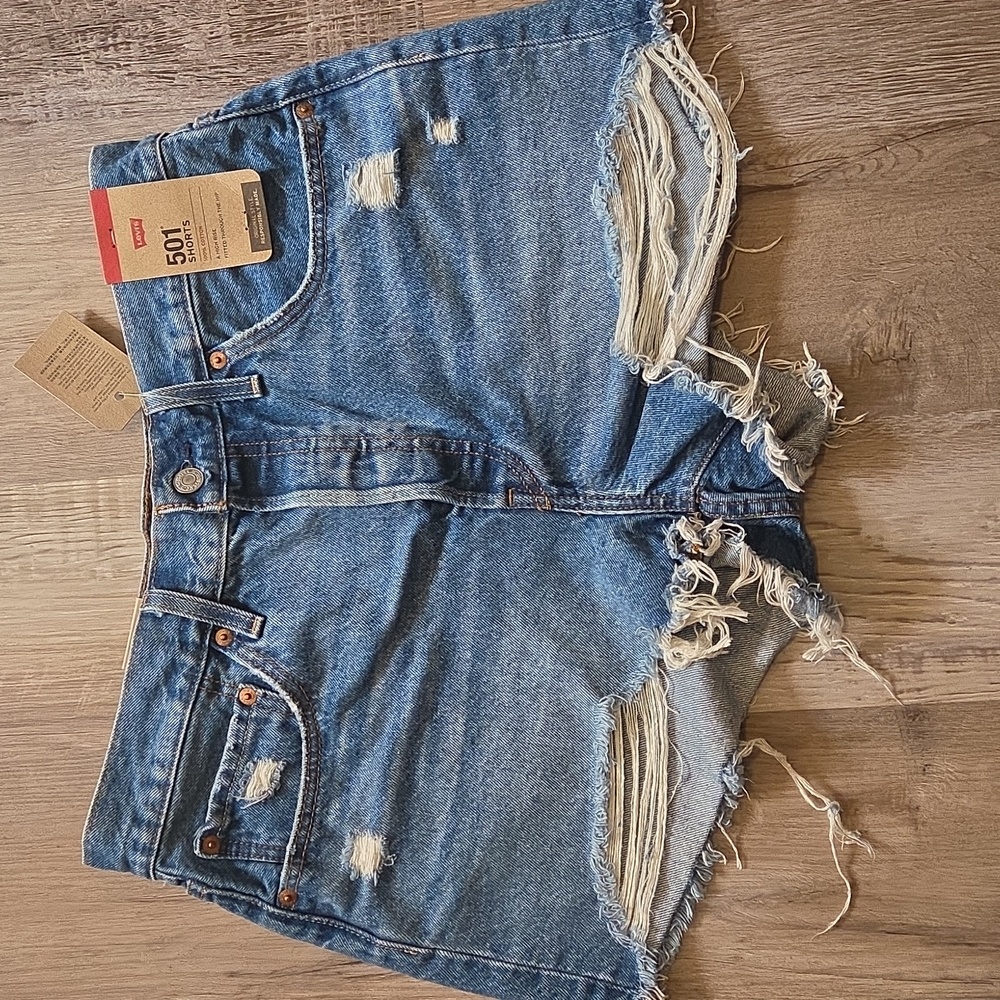 Levi's Distressed Shorts